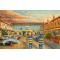Wilderspool Stadium 'Going to the Match' Fine Art Print - Warrington Wolves Rugby League